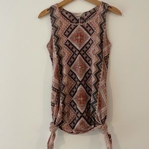 Altar’d State Patterned Tie Tank (Small)